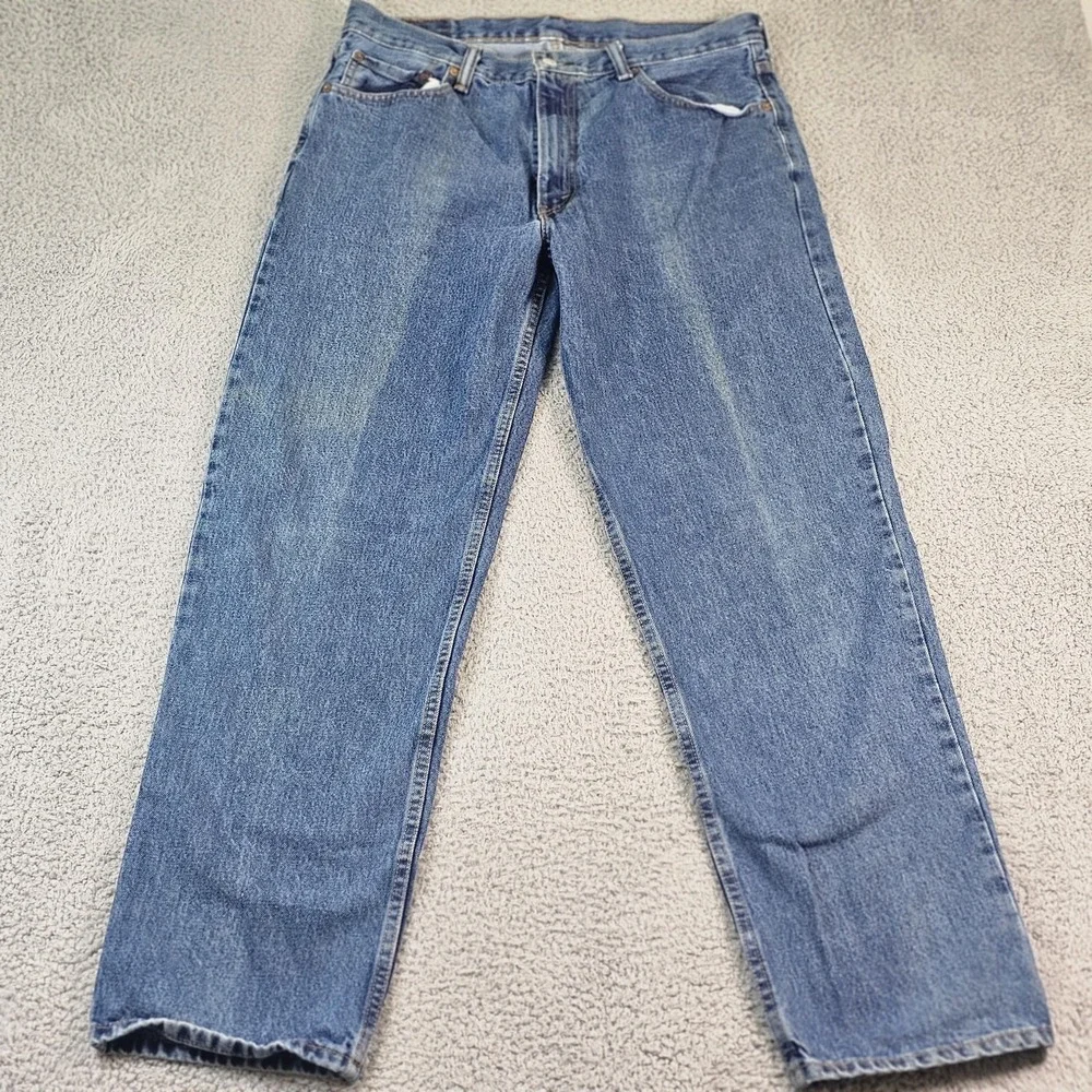 Levis 550 Jeans Mens 36x34 Blue‎ Relaxed Fit Tapered Denim Casual Pants